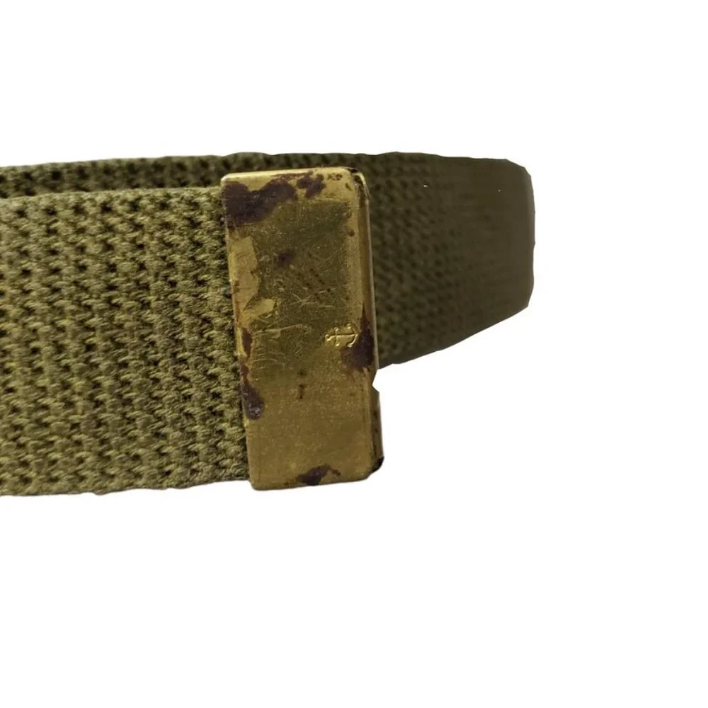 Boy Scouts America brass buckle & belt . made in USA